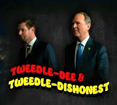 Adam Swalwell and Adam Schiff Blank Meme Template