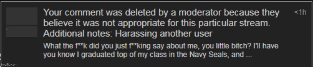 bro whoever did this is fr a fun stream mod | made w/ Imgflip meme maker