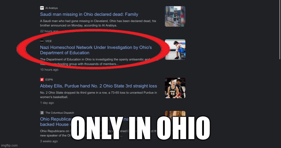 ONLY IN OHIO | made w/ Imgflip meme maker