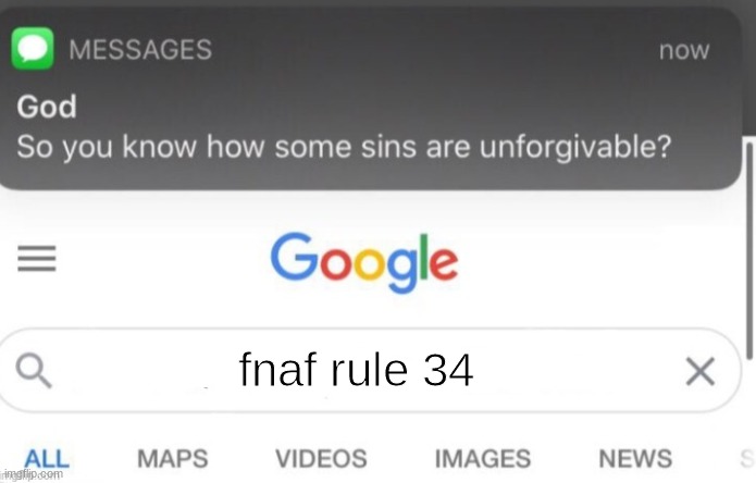 google search | fnaf rule 34 | image tagged in google search | made w/ Imgflip meme maker