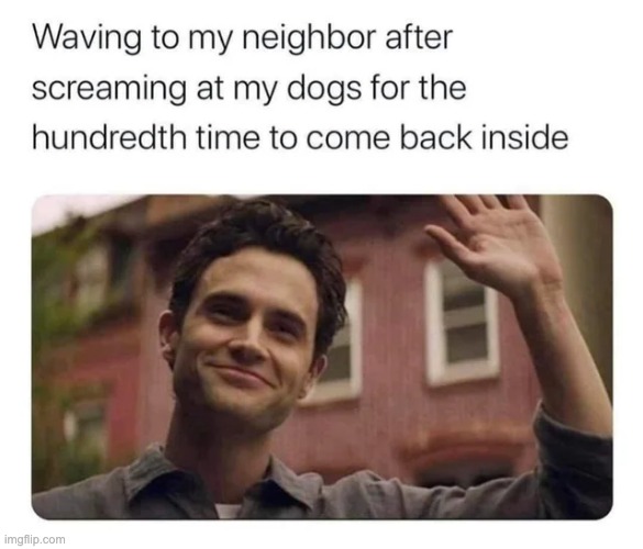 image tagged in dogs,memes,funny,repost,wave,relatable | made w/ Imgflip meme maker