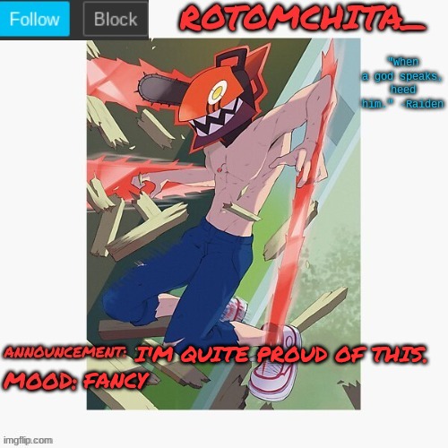 i'm actually REALLY proud of myself. | I'M QUITE PROUD OF THIS. FANCY | made w/ Imgflip meme maker