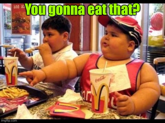 are you gonna eat that | You gonna eat that? | image tagged in are you gonna eat that | made w/ Imgflip meme maker