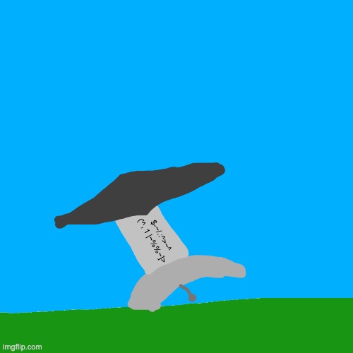 an ancient stickman empire spaceship just crashed in the middle of nowhere, with more of that ancient text | $-~/.:^>~^
('^, 1 |~%%~]> | made w/ Imgflip meme maker