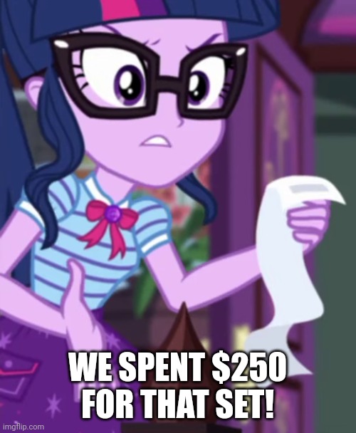 WE SPENT $250 FOR THAT SET! | made w/ Imgflip meme maker