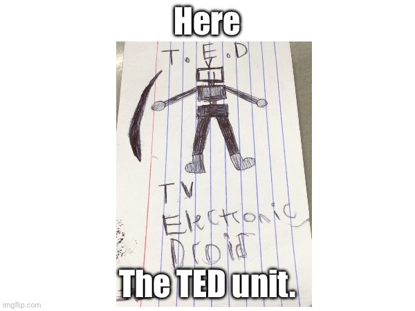 There | Here; The TED unit. | made w/ Imgflip meme maker