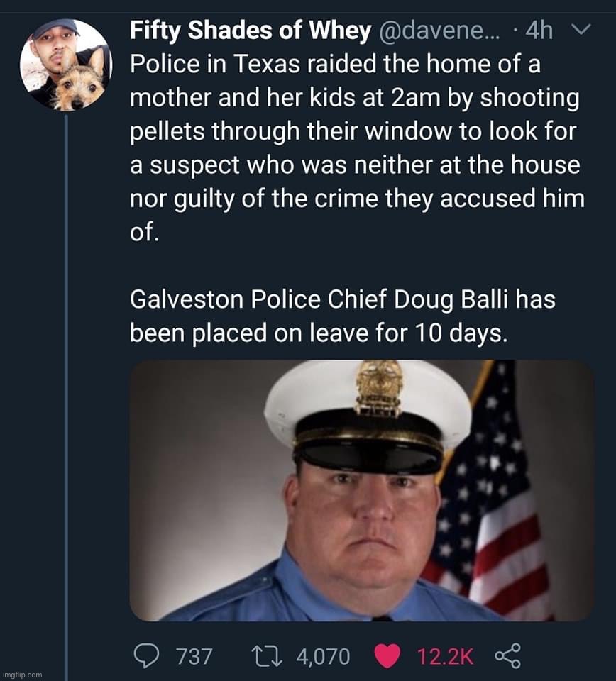 bruh | image tagged in police in texas be like | made w/ Imgflip meme maker