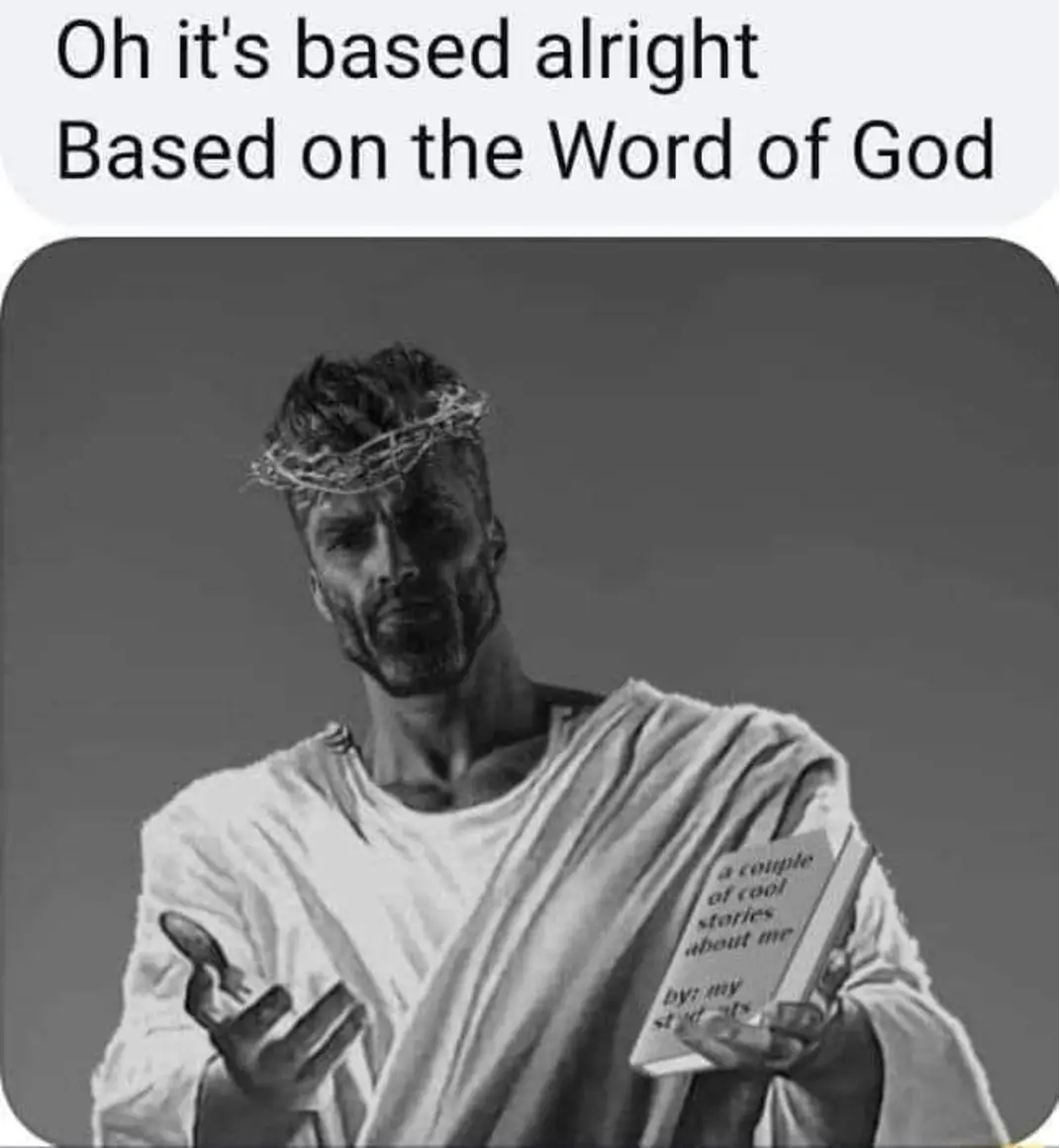 High Quality Based Jesus Blank Meme Template