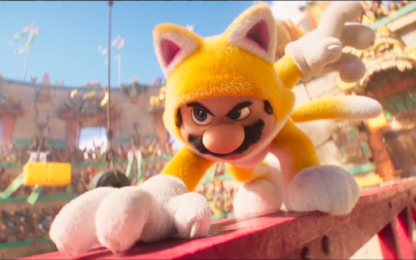 High Quality Furry mario (movie edition) Blank Meme Template