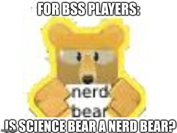 nerd bear - Imgflip