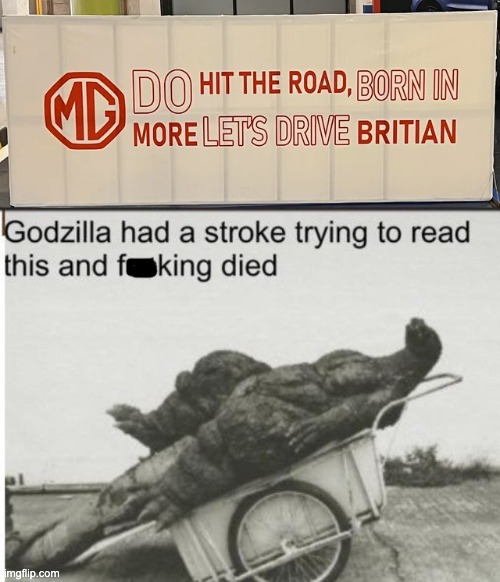 What?!?!?! | image tagged in godzilla,godzilla had a stroke trying to read this and fricking died,memes,you had one job,failure,design fails | made w/ Imgflip meme maker