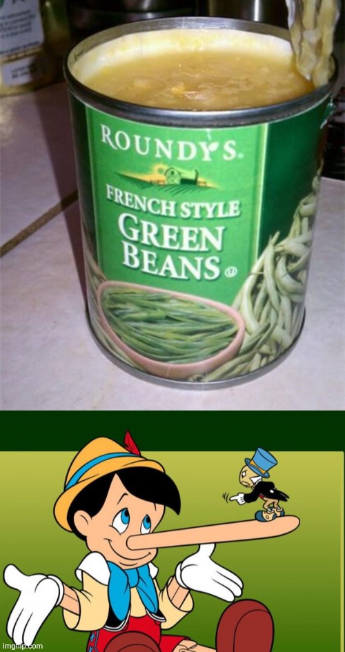 Not green beans | image tagged in liar,vegetables,vegetable,you had one job,memes,food | made w/ Imgflip meme maker