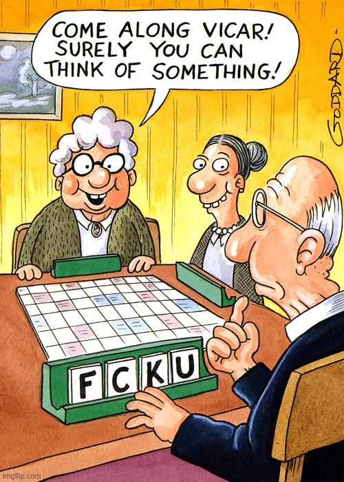 Come on Vicar | image tagged in vicar,hurry up,surely you can,make a word,comics | made w/ Imgflip meme maker