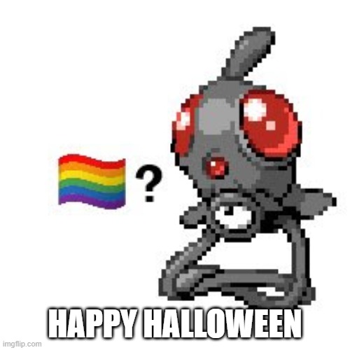 gay? | HAPPY HALLOWEEN | image tagged in gay | made w/ Imgflip meme maker