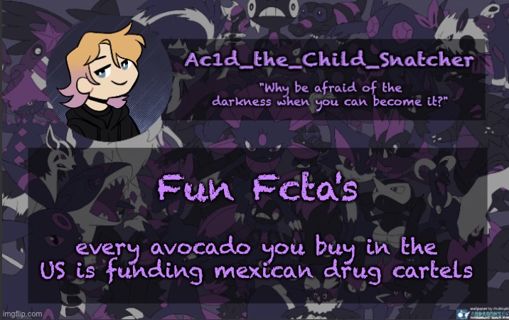 . | Fun Fcta's; every avocado you buy in the US is funding mexican drug cartels | made w/ Imgflip meme maker