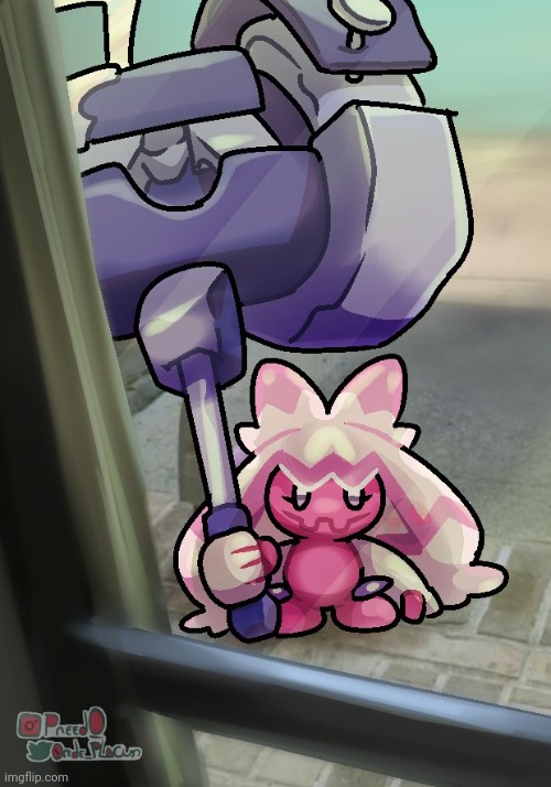 POV: Tinkaton is at your door  | made w/ Imgflip meme maker