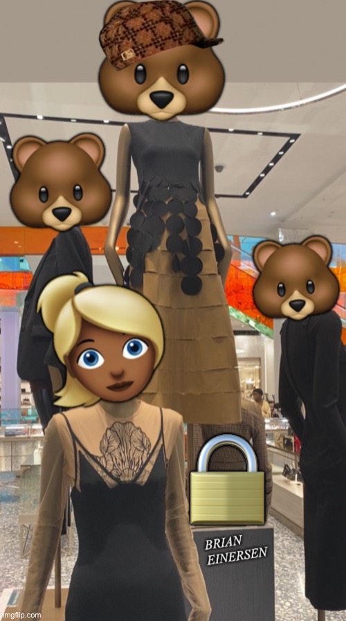 Goldilocks and the 3 Bears (2023) | 🔒 | image tagged in fashion,saks fifth avenue,goldilocks,3 bears,emooji art,brian einersen | made w/ Imgflip meme maker