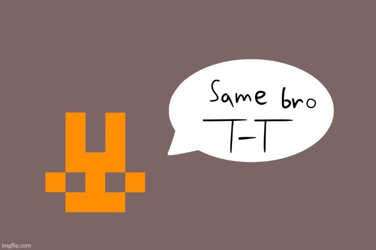 High Quality Cinderace “Same bro T-T” (drawn by Ben) Blank Meme Template
