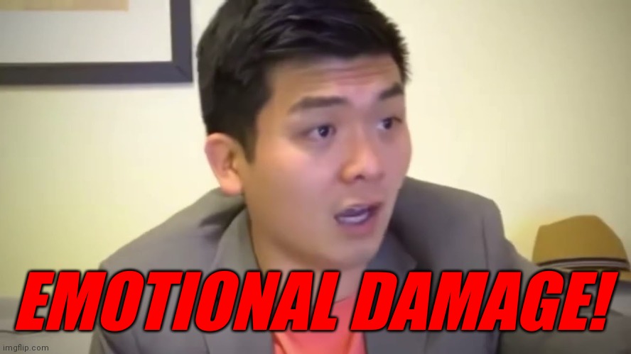 Emotional Damage | EMOTIONAL DAMAGE! | image tagged in emotional damage | made w/ Imgflip meme maker