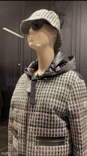 Moo-ncler | image tagged in fashion,moncler,bloomingdales,brian einersen | made w/ Imgflip images-to-gif maker