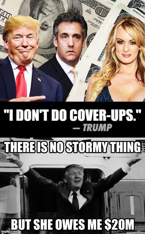 had to break out the OLD Stormy memes!! all that's old is new again LOL... | image tagged in stormy daniels,donald trump,michael cohen,karma's a bitch,what goes around comes around | made w/ Imgflip meme maker
