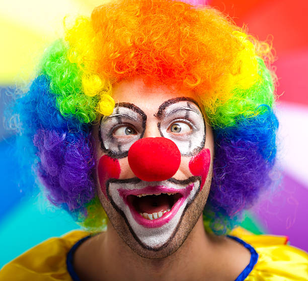 High Quality Circus Clown Eyes Crossed Blank Meme Template