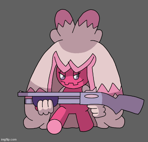 TINKAGUN | image tagged in tinkaton has a freaking shotgun | made w/ Imgflip meme maker