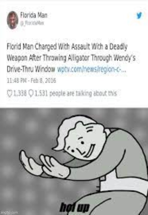 Wait, Alligators are considered weapons? | made w/ Imgflip meme maker