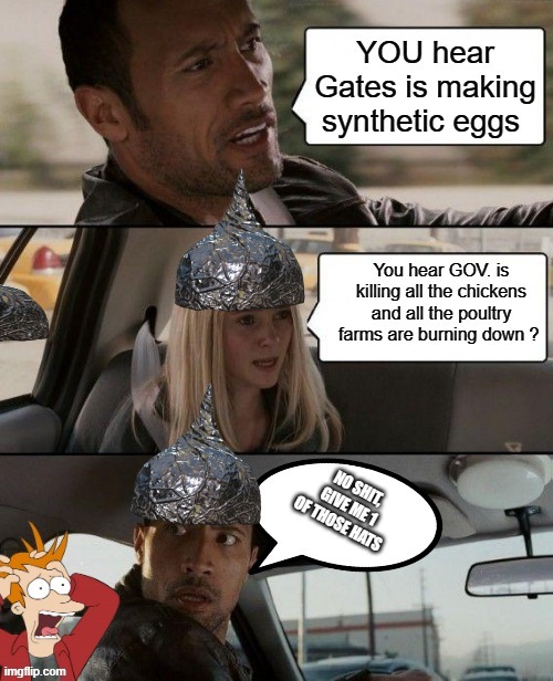 WEAR your tinfoil hat proudly | image tagged in nwo,democrats | made w/ Imgflip meme maker
