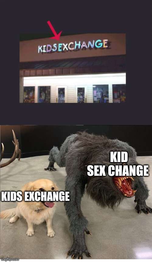 KID SEX CHANGE; KIDS EXCHANGE | made w/ Imgflip meme maker