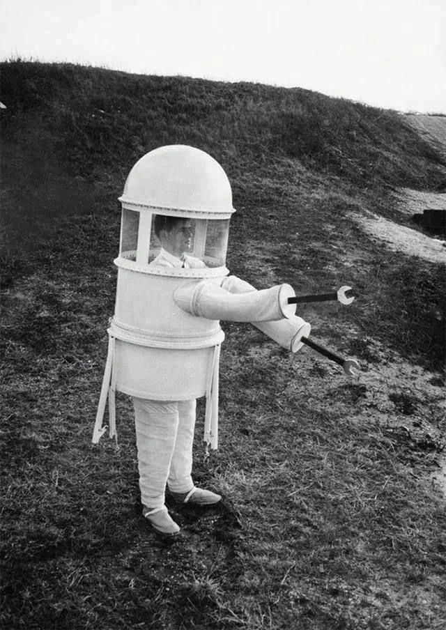 Prototype spacesuit Blank Meme Template