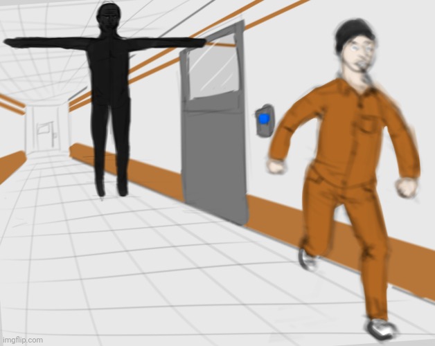 SCP Tpose | image tagged in scp tpose | made w/ Imgflip meme maker