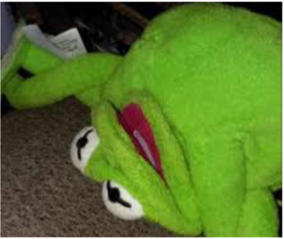 Kermit dying Blank Meme Template