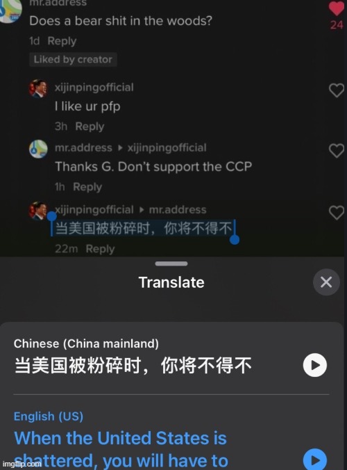 Uh oh | image tagged in ifunny,ccp,china,xi jinping,the ccp,chinese | made w/ Imgflip meme maker