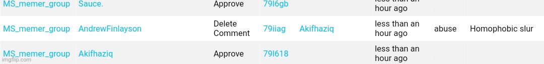 i hate that he went for my disapproved posts just to delete that comment | made w/ Imgflip meme maker