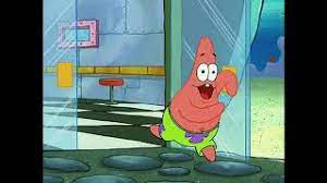 High Quality Patrick Walking Out Blank Meme Template