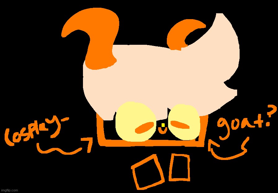 imma just.. put him here cuz he looks like a Flareon as a cube. | made w/ Imgflip meme maker