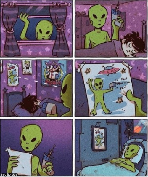 image tagged in comics,aliens,wholesome,wholesome content,memes,comics/cartoons | made w/ Imgflip meme maker