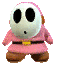 High Quality Pink Shy Guy Cheering Blank Meme Template