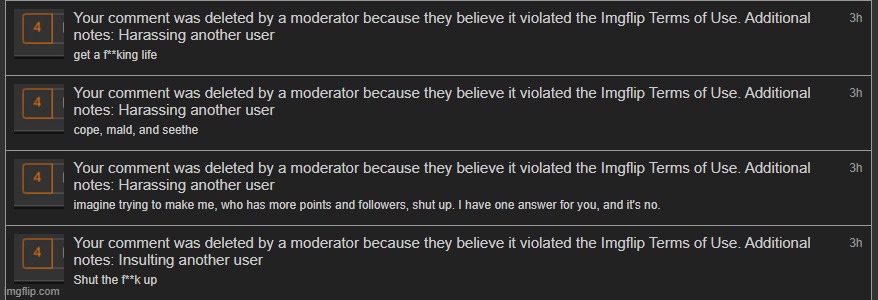 Lemme guess, I got sitebanned | made w/ Imgflip meme maker