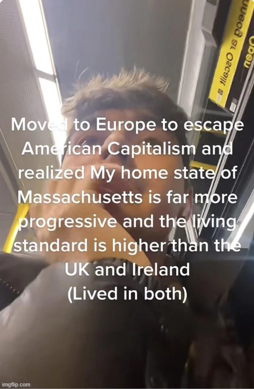 So you left a capitalist nation to live in two other capitalist nations? Smartest Twitter User. | made w/ Imgflip meme maker