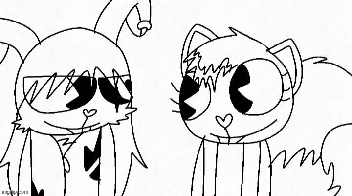 kitty and reddma | image tagged in kitty and reddma | made w/ Imgflip meme maker