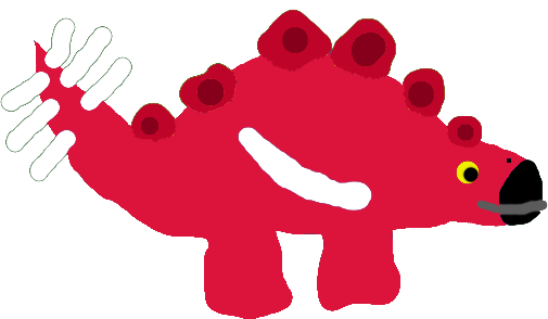Crimson Thagosaurus Blank Meme Template