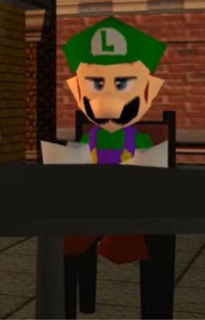 Luigi "Bruh Moment" Blank Meme Template