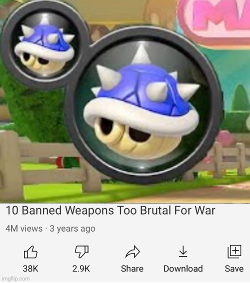 It's so evil | image tagged in banned weapons too brutal for war,mario kart,mario kart 8,memes,funny memes,video games | made w/ Imgflip meme maker