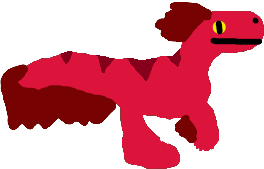 Crimson Raptor (Male) Blank Meme Template