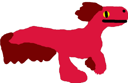 Crimson Raptor (Female) Blank Meme Template