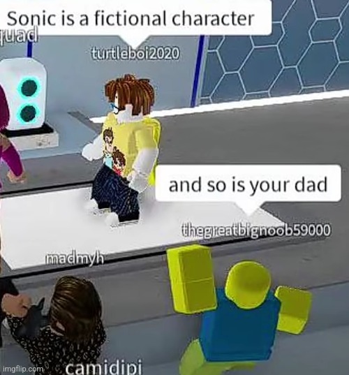 I just made every Sanic on roblox meme maker.