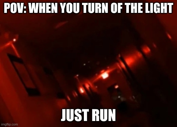 Backrooms Level ! | POV: WHEN YOU TURN OF THE LIGHT; JUST RUN | image tagged in backrooms level | made w/ Imgflip meme maker