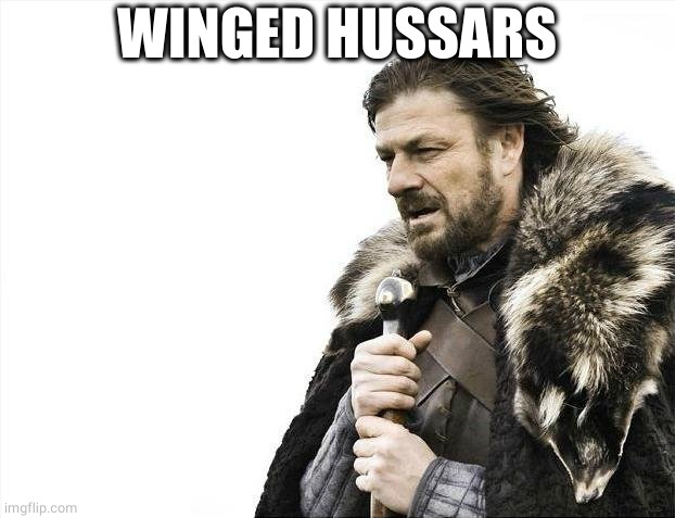 Brace Yourselves X is Coming Meme | WINGED HUSSARS | image tagged in memes,brace yourselves x is coming | made w/ Imgflip meme maker